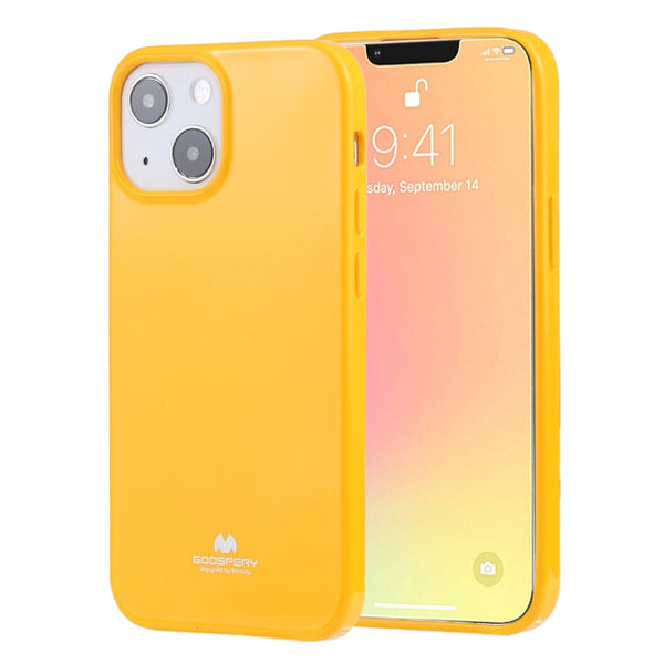 GOOSPERY JELLY Full Coverage Soft Case For iPhone 13 mini(Yellow)