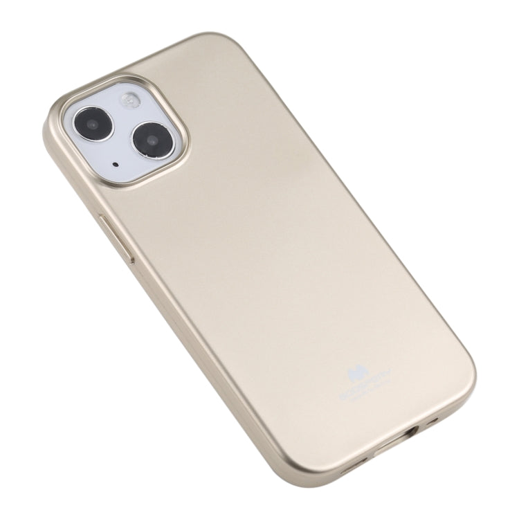 GOOSPERY JELLY Full Coverage Soft Case For iPhone 13(Gold)
