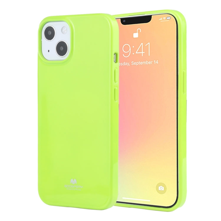 GOOSPERY JELLY Full Coverage Soft Case For iPhone 13(Green)