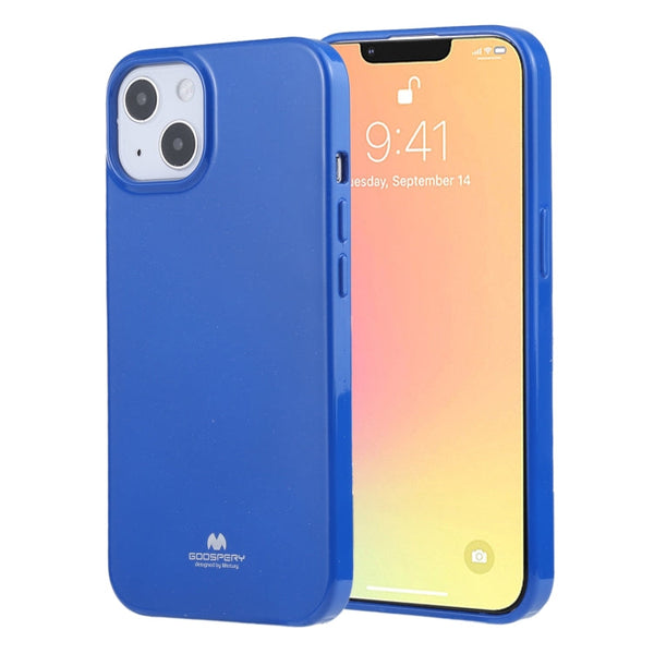 GOOSPERY JELLY Full Coverage Soft Case For iPhone 13(Blue)