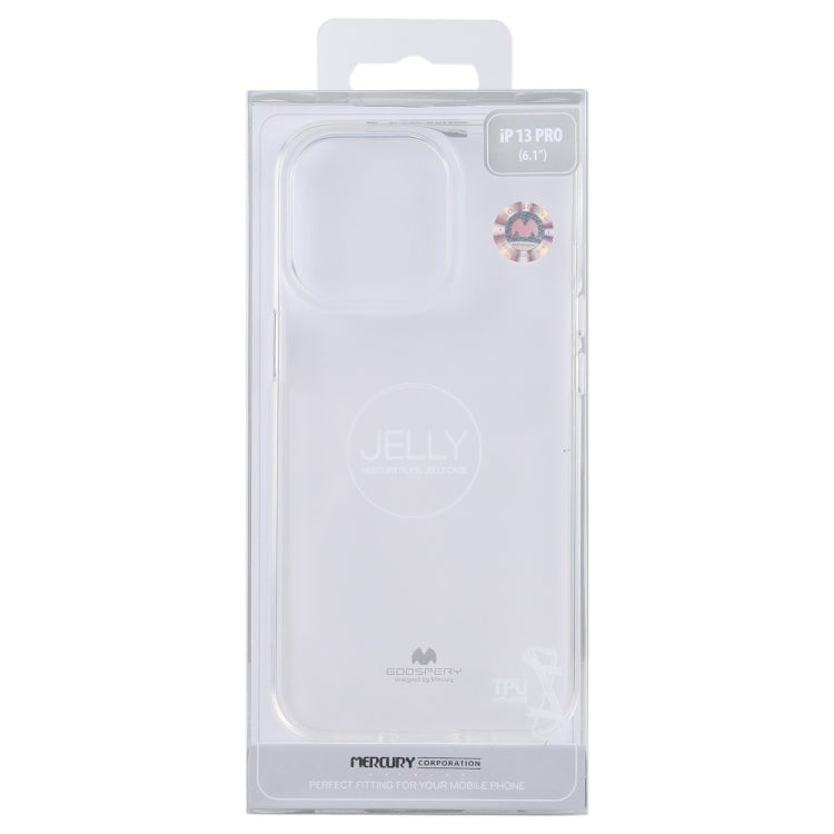 GOOSPERY JELLY Full Coverage Soft Case For iPhone 13 Pro(Transparent)