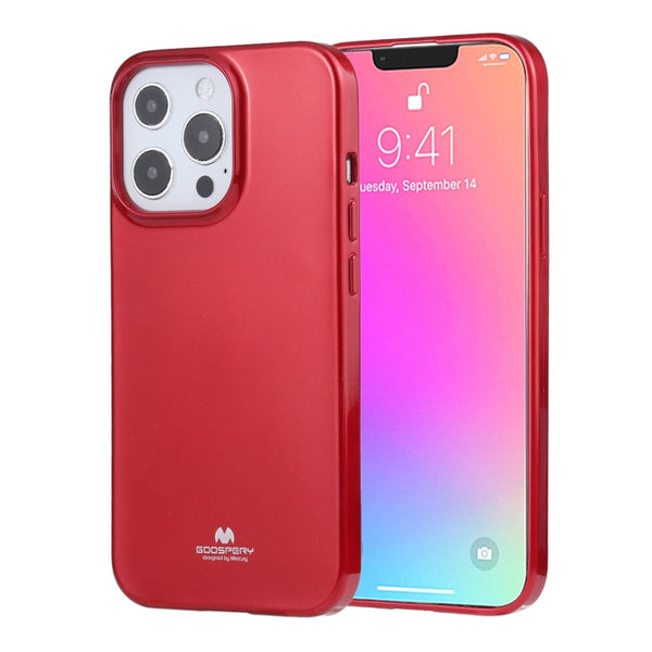GOOSPERY JELLY Full Coverage Soft Case For iPhone 13 Pro(Red)