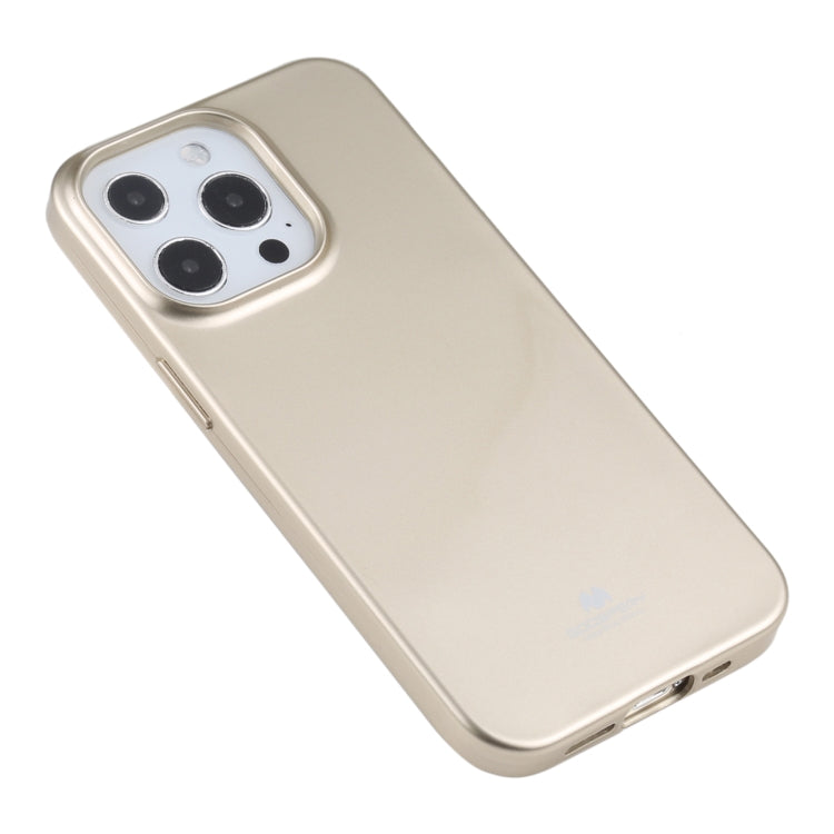 GOOSPERY JELLY Full Coverage Soft Case For iPhone 13 Pro(Gold)