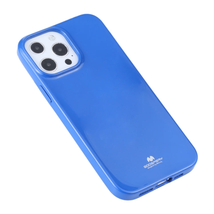 GOOSPERY JELLY Full Coverage Soft Case For iPhone 13 Pro(Blue)