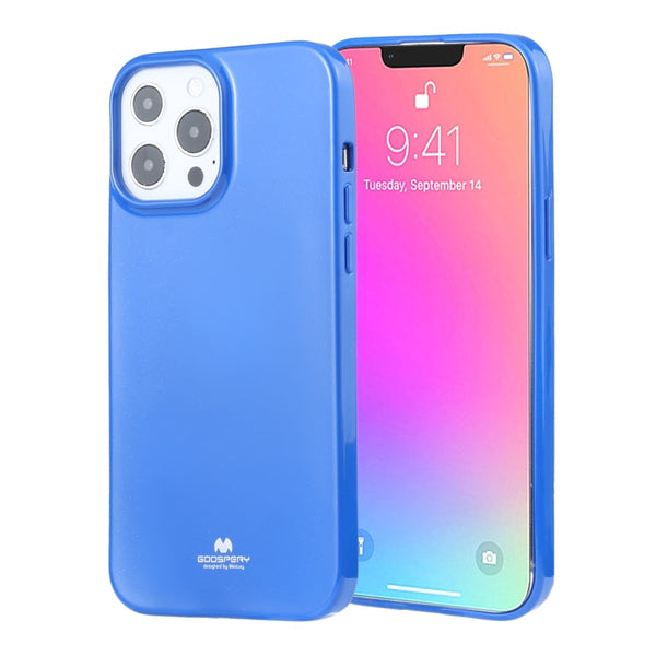 GOOSPERY JELLY Full Coverage Soft Case For iPhone 13 Pro(Blue)