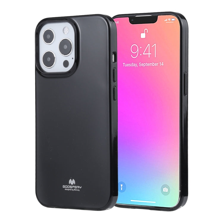 GOOSPERY JELLY Full Coverage Soft Case For iPhone 13 Pro(Black)