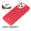GOOSPERY JELLY Full Coverage Soft Case For iPhone 13 Pro(Red)