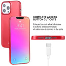 GOOSPERY JELLY Full Coverage Soft Case For iPhone 13 Pro Max(Rose Red)
