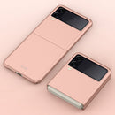 For Samsung Galaxy Z Flip3 5G Skin Feel Shockproof PC Fold Protective Case(Pink)