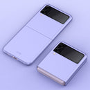 For Samsung Galaxy Z Flip3 5G Skin Feel Shockproof PC Fold Protective Case(Purple)