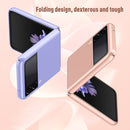 For Samsung Galaxy Z Flip3 5G Skin Feel Shockproof PC Fold Protective Case(Purple)