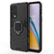 For OnePlus Nord 2 5G PC + TPU Shockproof Protective Case with Magnetic Ring Holder(Black)