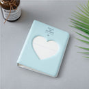 Hollow Heart 64 Pockets Photo Book Album Name Card Holder for Fujifilm Instax Mini 8 /7s /70 /25 /50s /90(Light Mint)