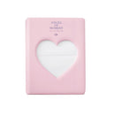 Hollow Heart 64 Pockets Photo Book Album Name Card Holder for Fujifilm Instax Mini 8 /7s /70 /25 /50s /90(Pink)