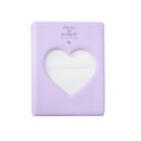 Hollow Heart 64 Pockets Photo Book Album Name Card Holder for Fujifilm Instax Mini 8 /7s /70 /25 /50s /90(Light Purple)