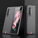 For Samsung Galaxy Z Fold3 5G GKK Ultra-thin Full Coverage Painted Protective Case(Limited Edition Grey Label)