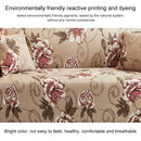 Double Seat Full Coverage Elastic Non-slip Sofa Cover(Flowers Bloom)