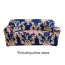 Double Seat Full Coverage Elastic Non-slip Sofa Cover(Classic Elements)