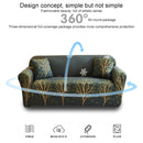 Double Seat Full Coverage Elastic Non-slip Sofa Cover(Fortune Tree)