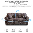 Double Seat Full Coverage Elastic Non-slip Sofa Cover(Wealth Tree)