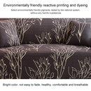 Double Seat Full Coverage Elastic Non-slip Sofa Cover(Wealth Tree)