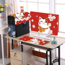 Desktop Computer LCD Monitor Cloth Dust-proof Cover, Size:24 inch(Lucky Cat)