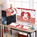 Desktop Computer LCD Monitor Cloth Dust-proof Cover, Size:24 inch(Heart Rabbit)