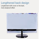 Desktop Computer LCD Monitor Cloth Dust-proof Cover, Size:24 inch(Cartoon Monkey)
