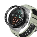 For Huawei Watch GT2e Smart Watch Stainless Steel Bezel Ring, Style:E Version Speed(Black Ring White Lettering)