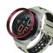 For Huawei Watch GT2e Smart Watch Stainless Steel Bezel Ring, Style:E Version Speed(Wine Red Ring Black Lettering)