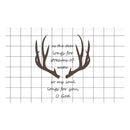 Household Cloth Dust-proof Cover for Television, Size:52 inch(Antlers)