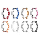 For Samsung Galaxy Watch4 Classic 46mm Electroplating Hollow Half-pack TPU Protective Case(Transparent)