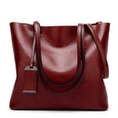 Fashion PU Leather Ladies HandBags Women Messenger Bags Crossbody Shoulder Bag(Wine Red)