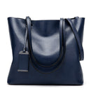Fashion PU Leather Ladies HandBags Women Messenger Bags Crossbody Shoulder Bag(Dark Blue)