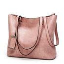 Fashion PU Leather Ladies HandBags Women Messenger Bags Crossbody Shoulder Bag(Pink)