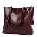 Fashion PU Leather Ladies HandBags Women Messenger Bags Crossbody Shoulder Bag(Coffee)
