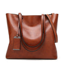 Fashion PU Leather Ladies HandBags Women Messenger Bags Crossbody Shoulder Bag(Brown)