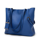 Fashion PU Leather Ladies HandBags Women Messenger Bags Crossbody Shoulder Bag(Cross Royal Blue)