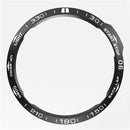 For Garmin Fenix 6X/6X Pro/6X Sapphire Smart Watch Steel Bezel Ring, A Version(Black Ring White Letter)
