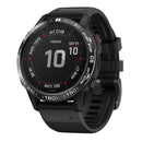 For Garmin Fenix 6X/6X Pro/6X Sapphire Smart Watch Steel Bezel Ring, A Version(Black Ring White Letter)