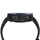 For Garmin Fenix 6X/6X Pro/6X Sapphire Smart Watch Steel Bezel Ring, A Version(Blue Ring White Letter)