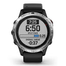 For Garmin Fenix 6X/6X Pro/6X Sapphire Smart Watch Steel Bezel Ring, A Version(Silver Ring Black Letter)