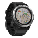 For Garmin Fenix 6X/6X Pro/6X Sapphire Smart Watch Steel Bezel Ring, A Version(Silver Ring Black Letter)