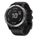 For Garmin Fenix 6X/6X Pro/6X Sapphire Smart Watch Steel Bezel Ring, A Version(Silver Ring Black Letter)