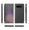 For Samsung Galaxy S10 Carbon Fiber Texture View Time Horizontal Flip Leather Case with Holder & Touch Call Display ID(Black)