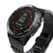 For Garmin Fenix 5X/5X Plus Smart Watch Steel Bezel Ring, B Version(Black Ring White Letter)