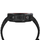 For Garmin Fenix 6/6 Pro/ 6 Sapphire Smart Watch Steel Bezel Ring, B Version(Black Ring Red Letter)