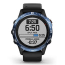 For Garmin Fenix 6/6 Pro/ 6 Sapphire Smart Watch Steel Bezel Ring, B Version(Blue Ring White Letter)