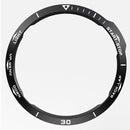 For Garmin Fenix 6X/6X Pro/6X Sapphire Smart Watch Steel Bezel Ring, B Version(Black Ring White Letter)