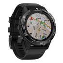 For Garmin Fenix 6X/6X Pro/6X Sapphire Smart Watch Steel Bezel Ring, B Version(Black Ring White Letter)